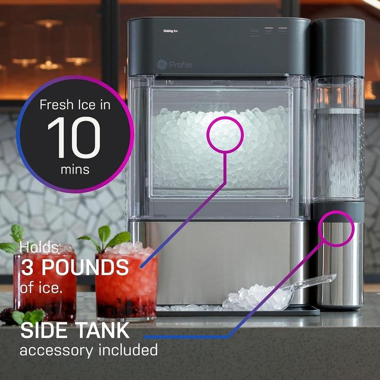 GE Profile Opal 2.0 Ice Maker Ice in 10 Minutes